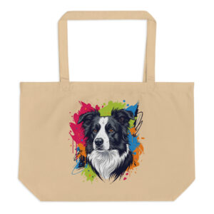 Ecobolsa grande Border Collie