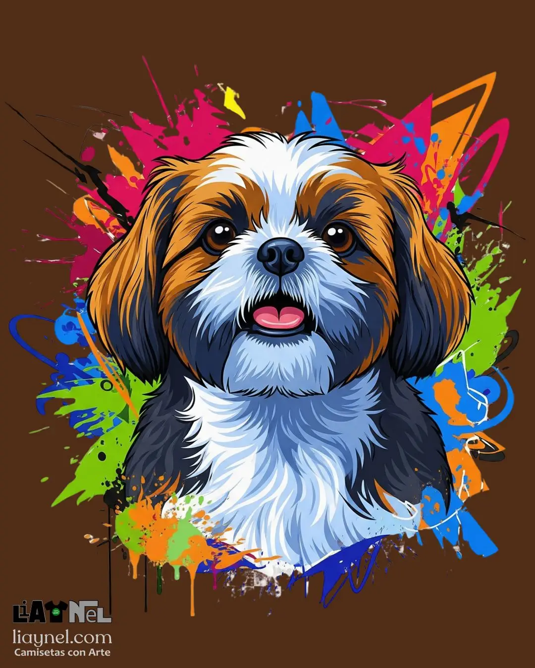 Ilustraci&oacute;n Shih Tzu