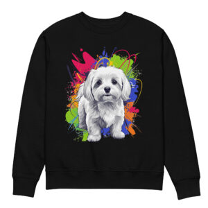 Sudadera ECO unisex "Bichón Maltés"