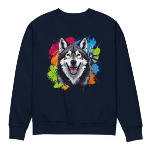 Sudadera ECO unisex "Perro lobo"