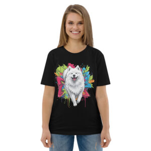 Camiseta de algodón orgánico unisex «Samoyedo»
