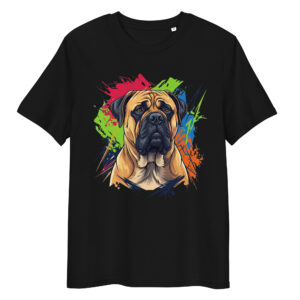 Camiseta de algodón orgánico unisex tallas grandes «Bullmastiff»