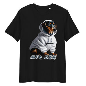 Camiseta de algodón orgánico unisex «Hip Dog»