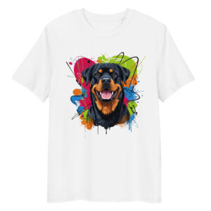Camiseta de algodón orgánico unisex «Rottweiler»
