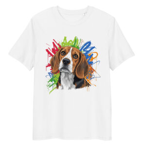 Camiseta de algodón orgánico unisex «Beagle»