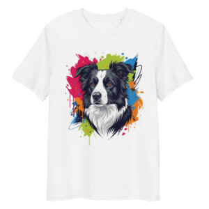 Camiseta de algodón orgánico unisex «Border Collie»